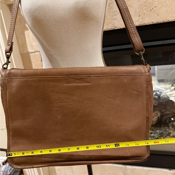 Brown Leather Messenger Bag - Picture 10 of 13